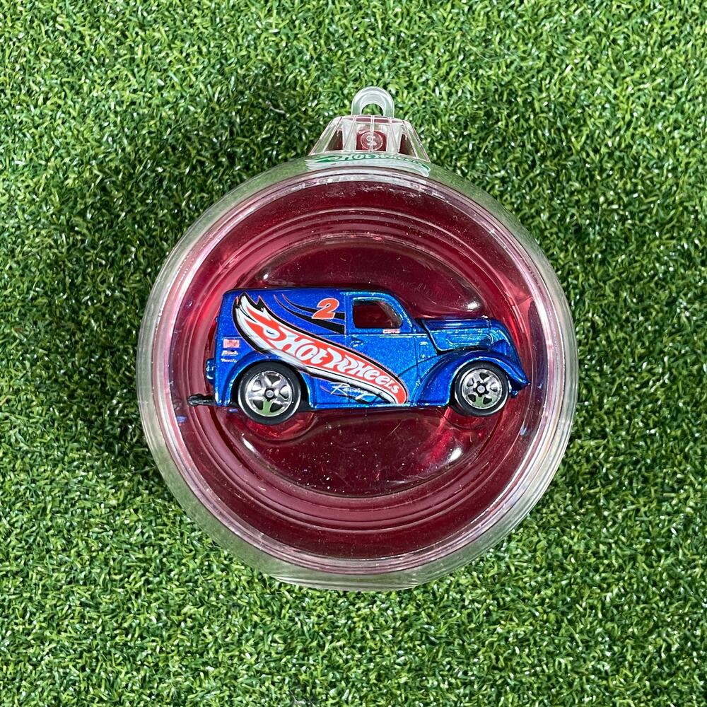 Mattel Hot Wheels Holiday Decoration Red Ornament